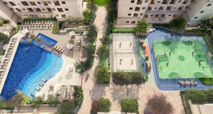 BLUE HOME RESORT JOCKEY - APARTAMENTOS no Ferreira, São Paulo