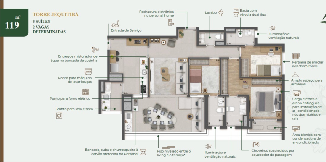 RAIZES RESERVE - APARTAMENTOS no Vila Prudente, São Paulo